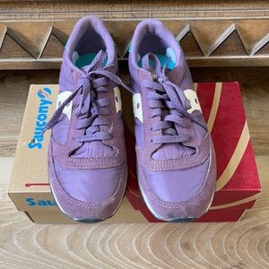 Saucony purple sneakers